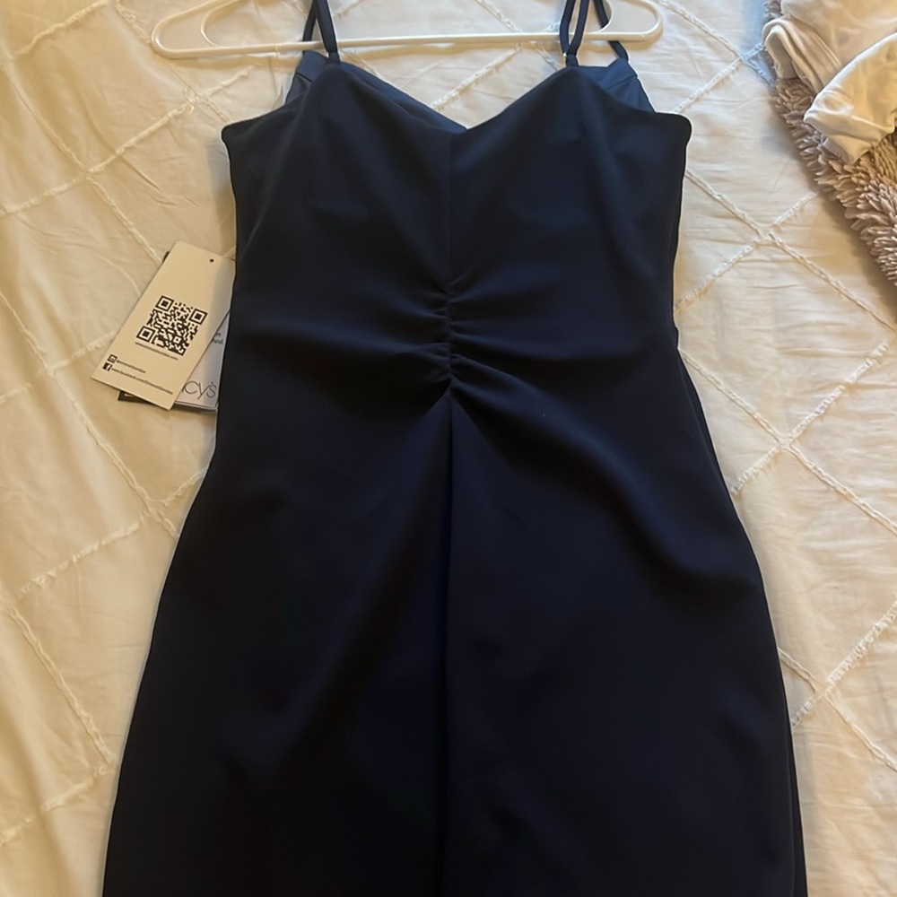 Navy blue mini dress, tags still on - Picture 3 of 3
